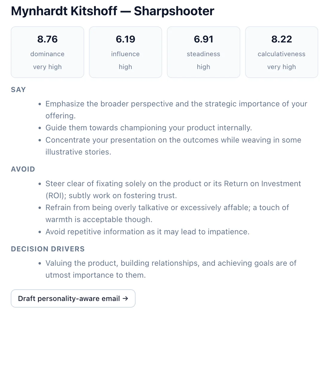Pipeline Conversion Engine — Personalise to the person